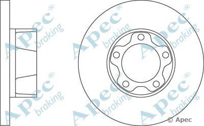 APEC BRAKING dsk511 -  Тормозной диск